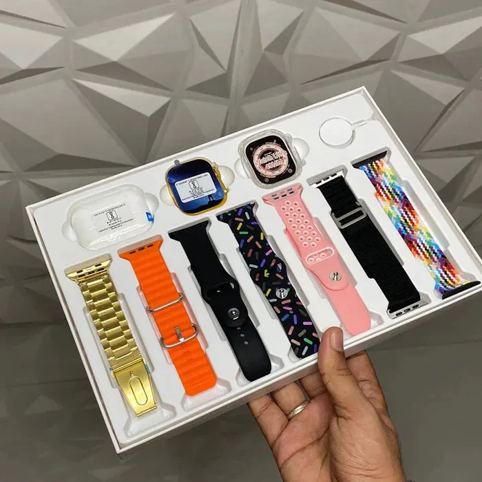 10 in 1 Set Ultra 2 Smartwatch &  Earphones