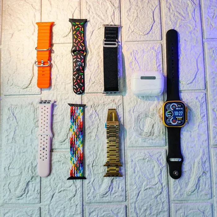 10 in 1 Set Ultra 2 Smartwatch &  Earphones