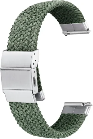 18mm 20mm Watch Nylon Watch Strap, Sport Braided Nylon Watch Bands with Adjustable Buckle Band for Men and Women, Easy to Install Replacement