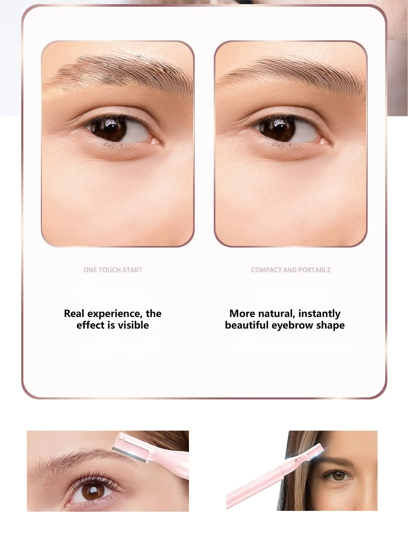 1pc Electric Eyebrow Trimmer