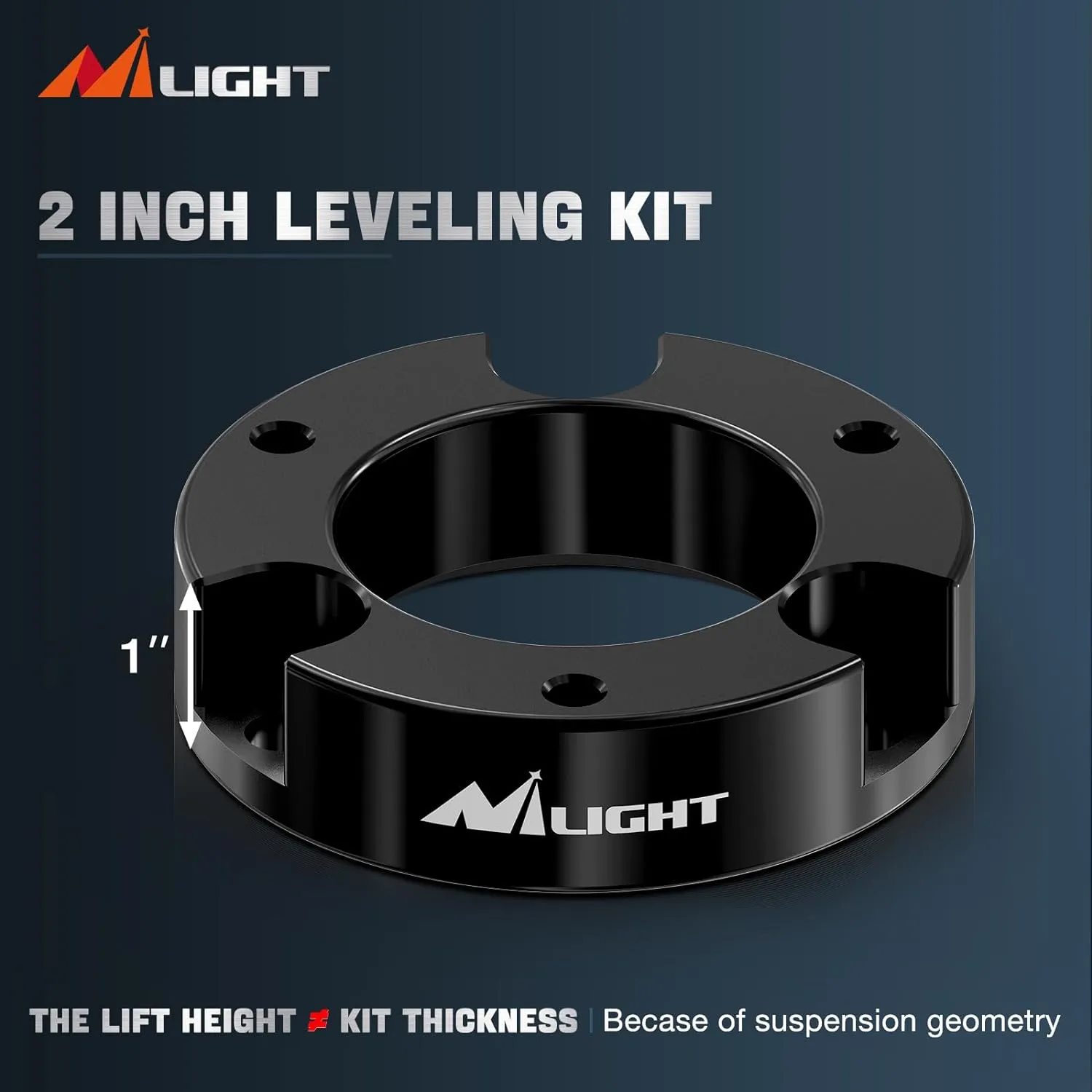 2 Inch Leveling Lift Kit For 2007-2022 Toyota Tundra 2WD 4WD Front Raise Suspension Strut Spacers