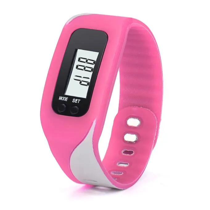 2017 New Pedometer Step Counter Bluetooth Health Bracelet Smart Pedometers Fitness Tracker#Yl