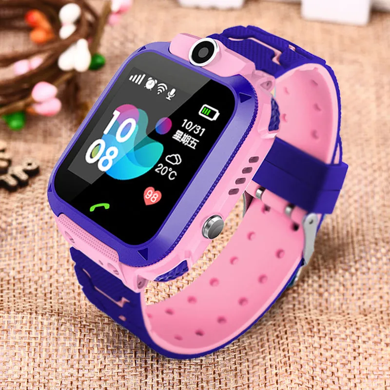 2019 New Smart watch LBS Kid SmartWatches Baby Watch for Children SOS Call Location Finder Locator Tracker Anti Lost Monitor Box