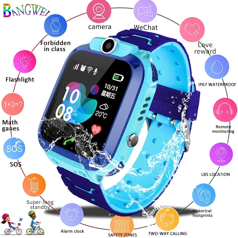 2019 New Smart watch LBS Kid SmartWatches Baby Watch for Children SOS Call Location Finder Locator Tracker Anti Lost Monitor Box