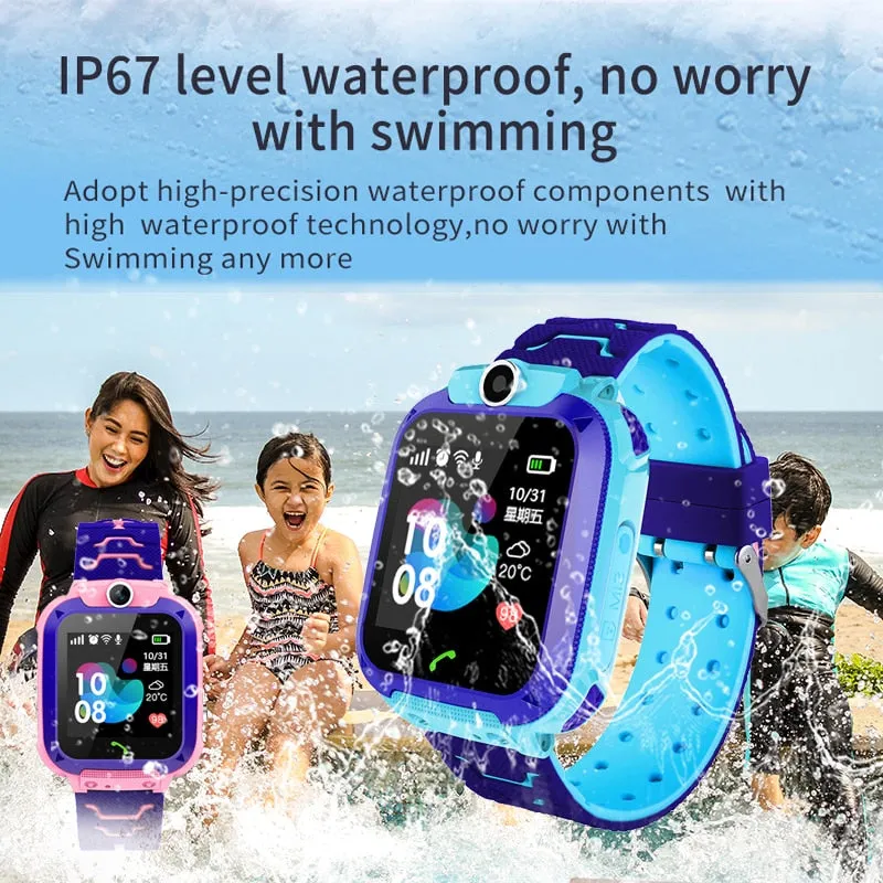 2019 New Smart watch LBS Kid SmartWatches Baby Watch for Children SOS Call Location Finder Locator Tracker Anti Lost Monitor Box