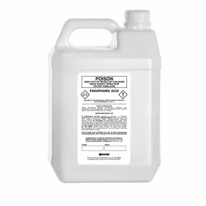 5L Phosphoric Acid 85% | Food Grade Orthophosphoric FCC Additive | Aqueous Solution