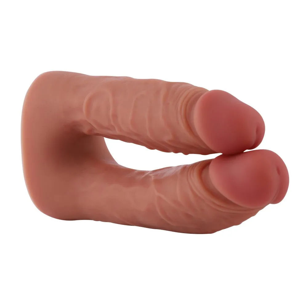 6.5" Realistic Double Penetrator Silicone Dildo for Hismith Sex Machines
