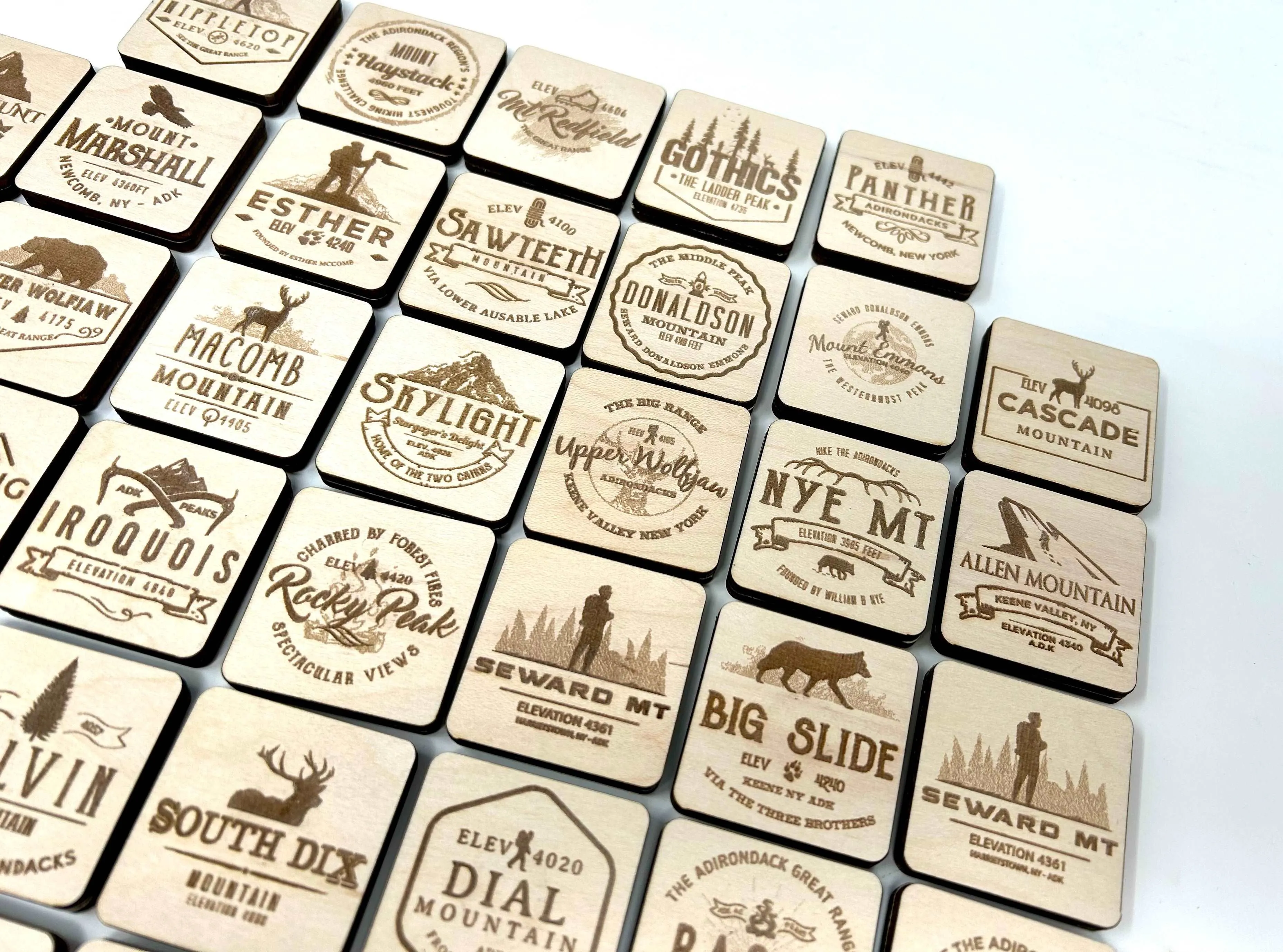 Adirondack Peaks Refrigerator Magnets
