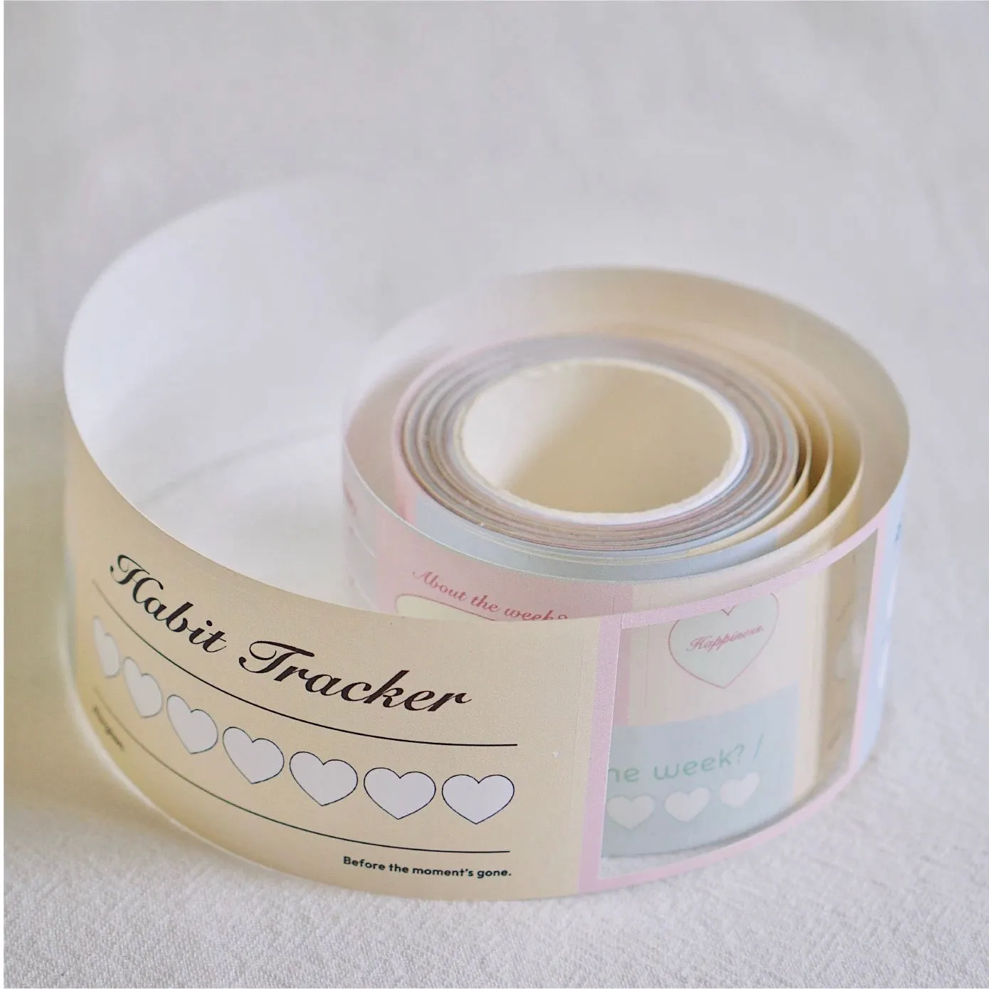Afterglows - Weekly Trackers | 4cm Kiss-cut Sticker Tape | Release Paper | 5M