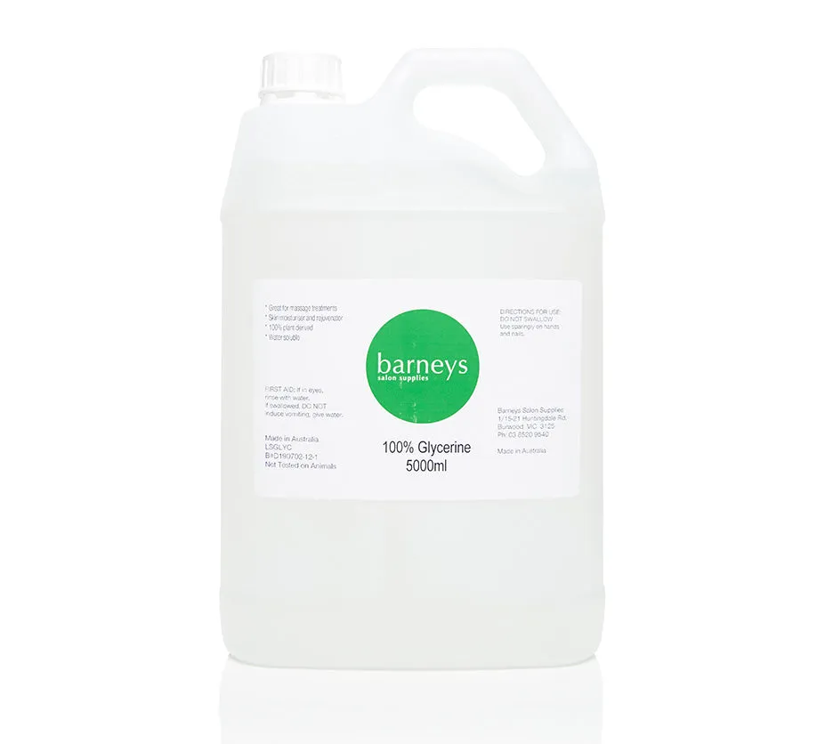 Barneys Glycerine 100% Renewable - 5 Litre