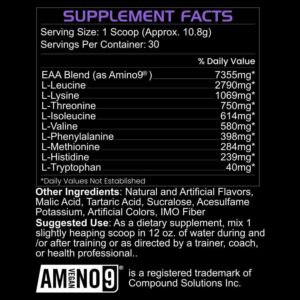 BLACKLABEL Supplements Pure Aminos