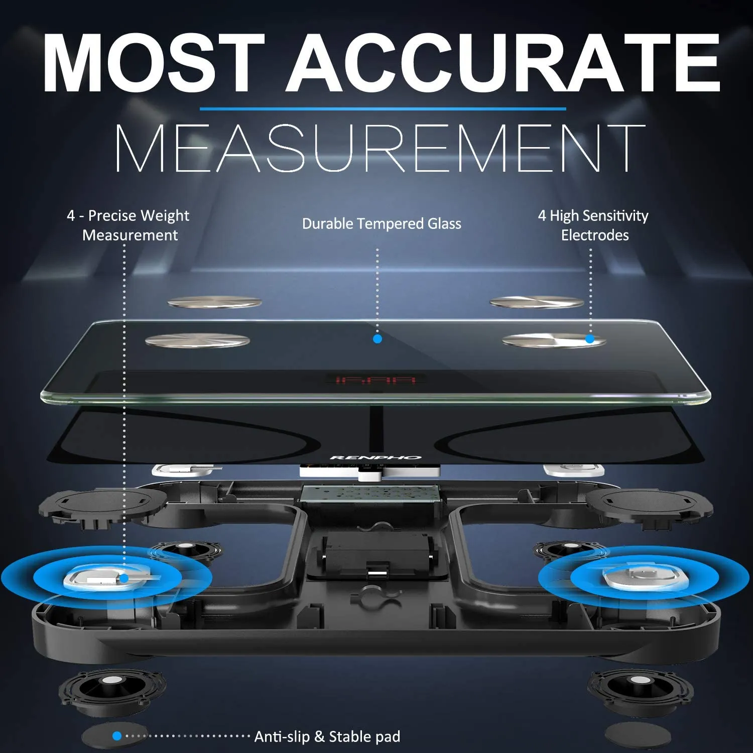 Bluetooth Body Fat BMI Scale
