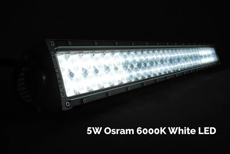 Cali Raised LED 32" Dual Row 5D Optic OSRAM LED Light Bar