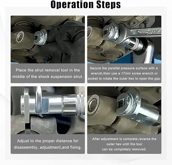 Car Shock Absorber Removal Socket - Strut Spreader Tool