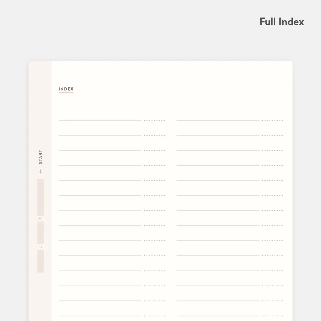 Clear Habit Journal