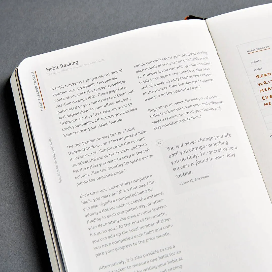 Clear Habit Journal