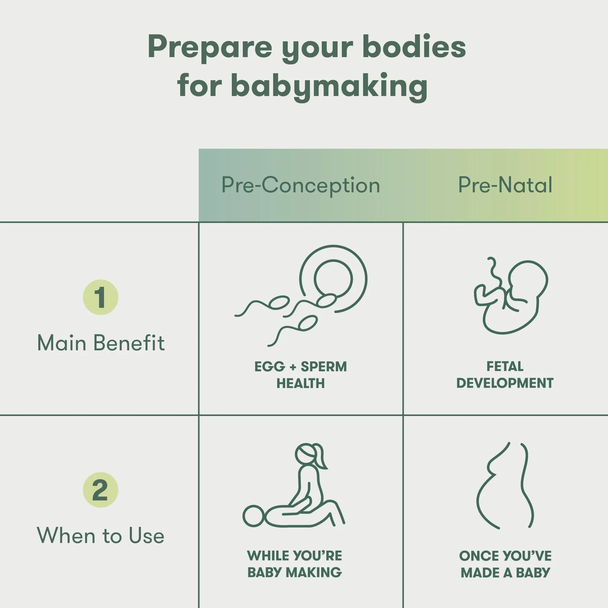 Female Pre-Conception Supplements