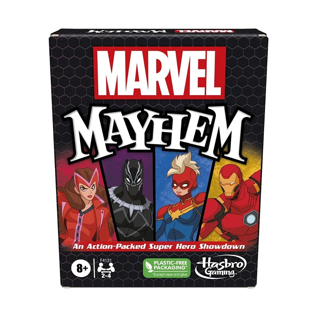 Hasbro Gaming Marvel Mayhem Card Game, Fun Game for Marvel Fans Ages 8 , Easy-to-Learn Game for 2-4 Players