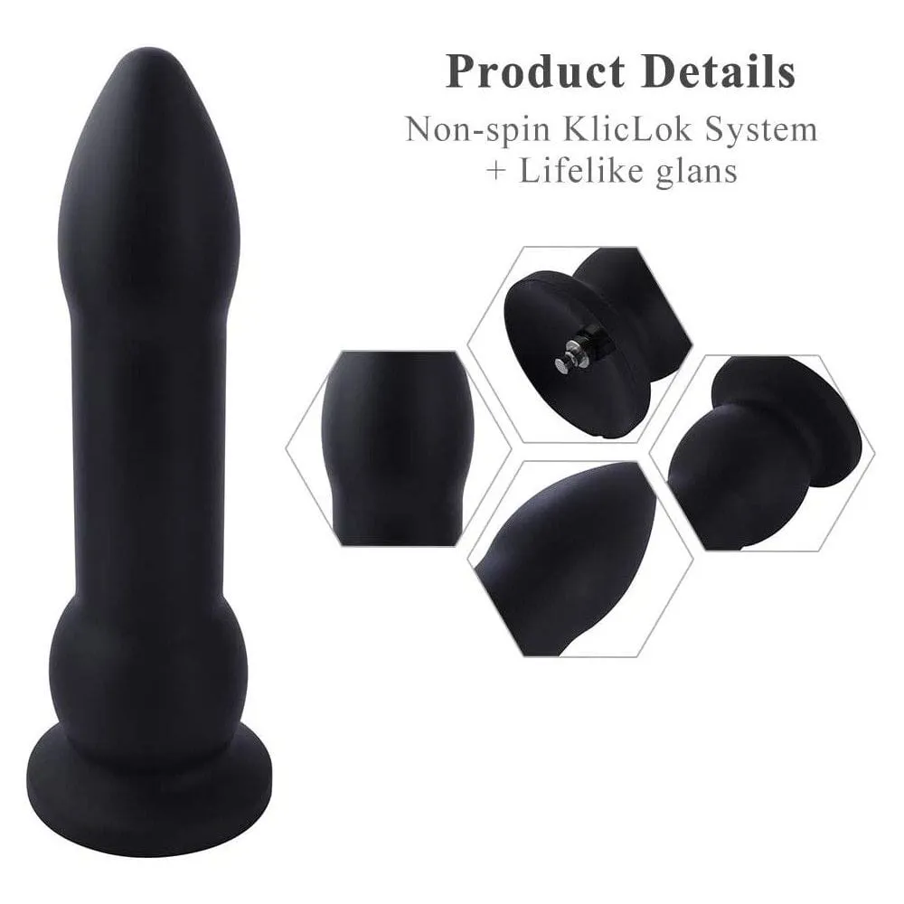 Hismith - 10.43in Silicone Black Bullet (KlicLok)