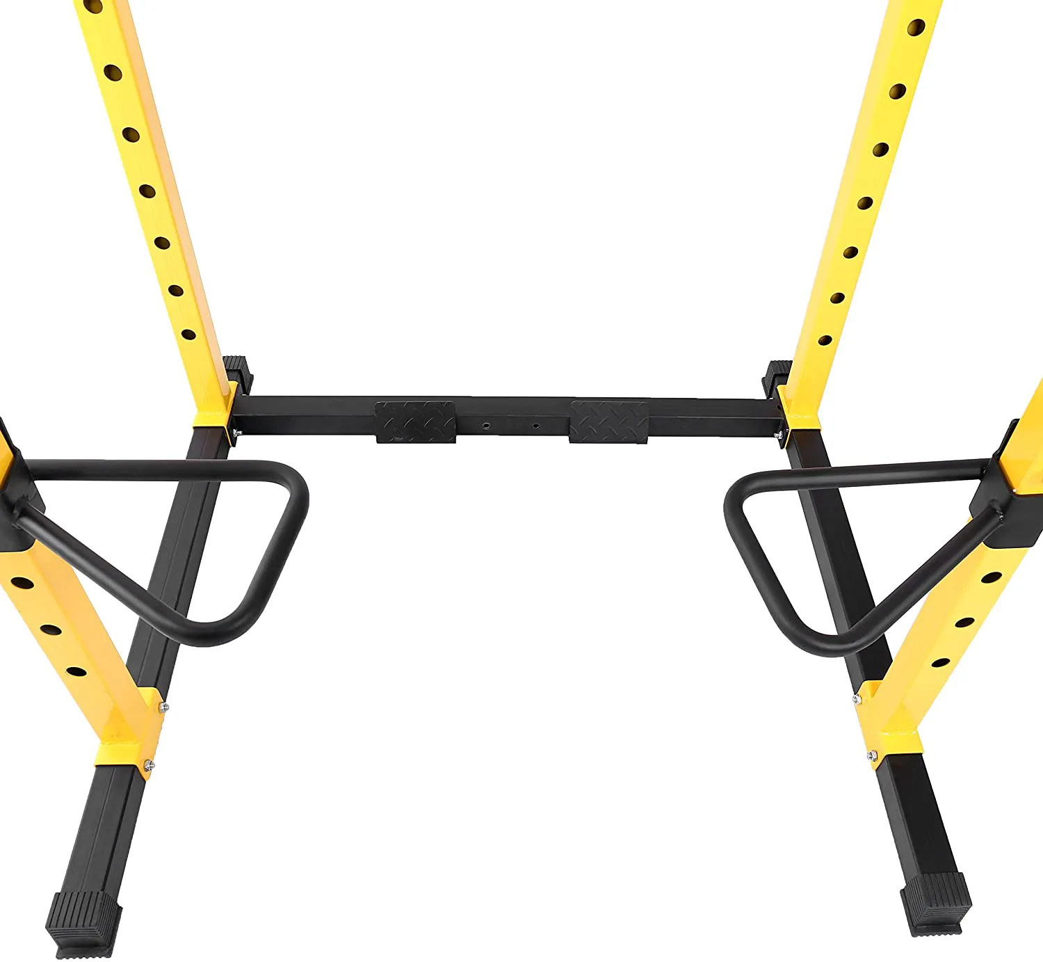 HulkFit 1000-Pound Capacity Multi-Function Adjustable Power Cage with J-Hooks, Dip Bars and Other Optional Attachments