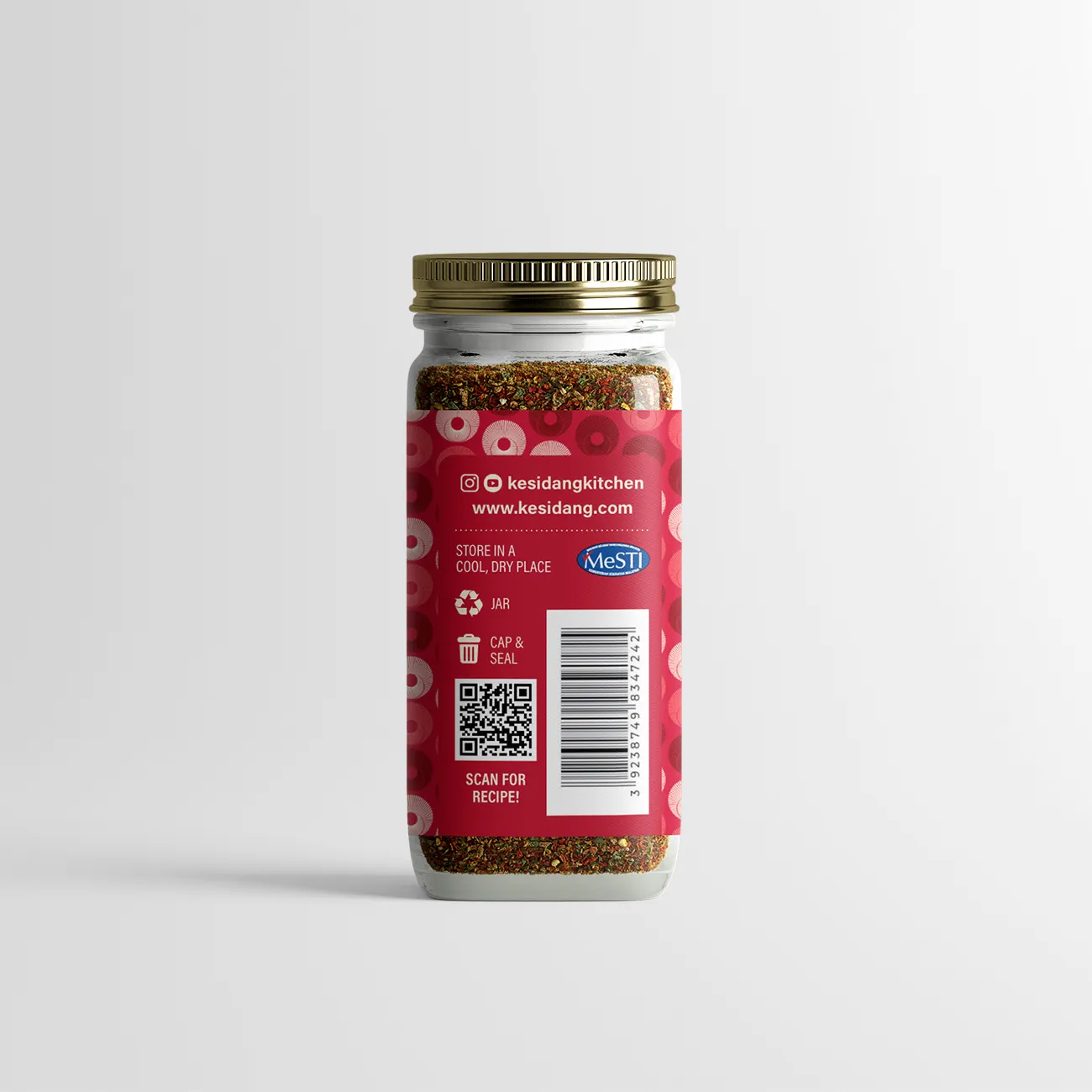 Kesidang Seasoning 50g Jar: Sambal Mix