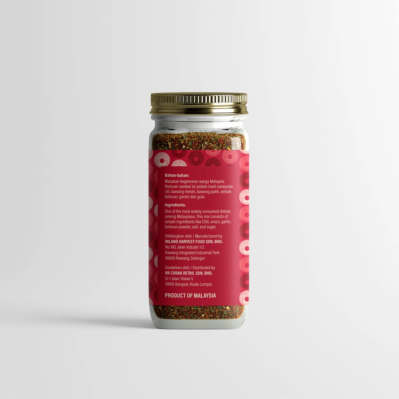Kesidang Seasoning 50g Jar: Sambal Mix