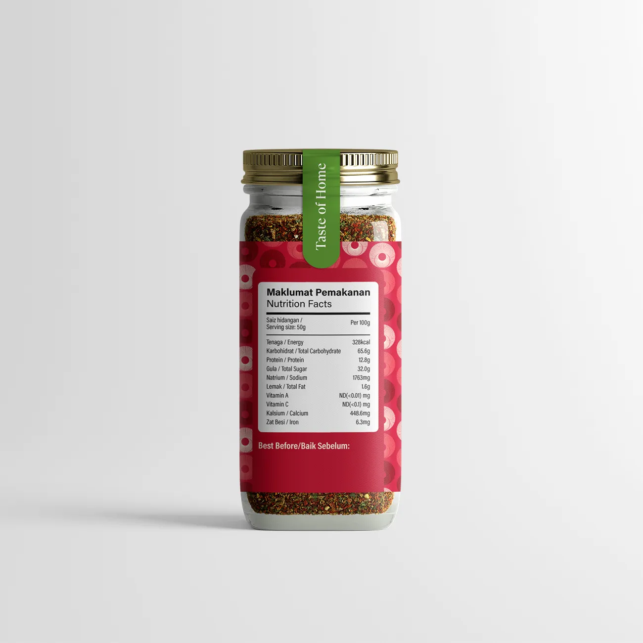 Kesidang Seasoning 50g Jar: Sambal Mix