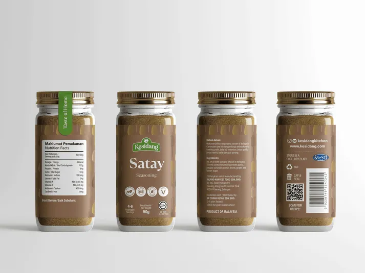Kesidang Seasoning 50g Jar: Satay