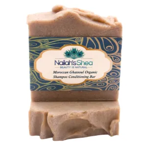 Moroccan Ghassoul Clay Shampoo Conditioning Bar