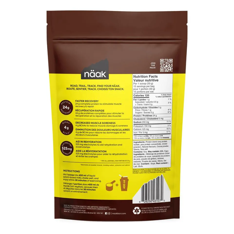Naak Ultra Recovery™ Protein Powder (Chocolate)