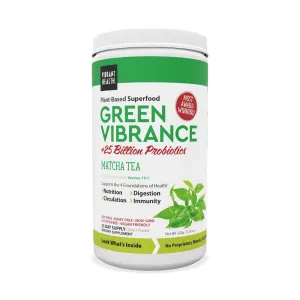 Natural Vibrance Green Vibrance Vanilla Matcha - 25 day tub Powder 322g