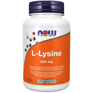 NOW® Supplements L-Lysine 500mg
