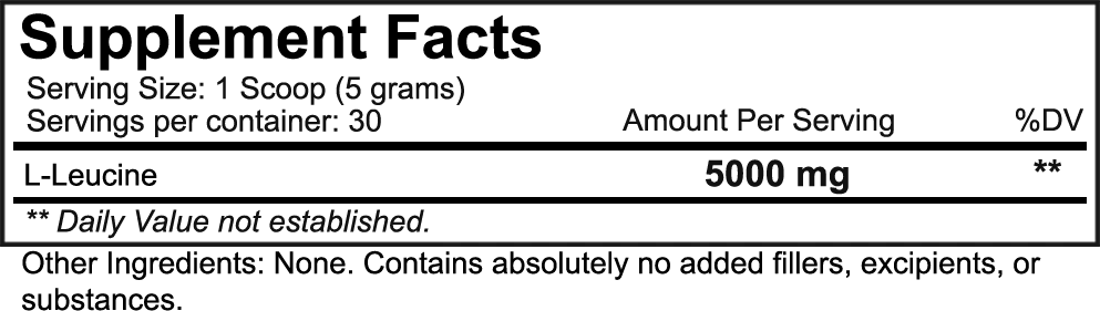 Nutrakey Leucine