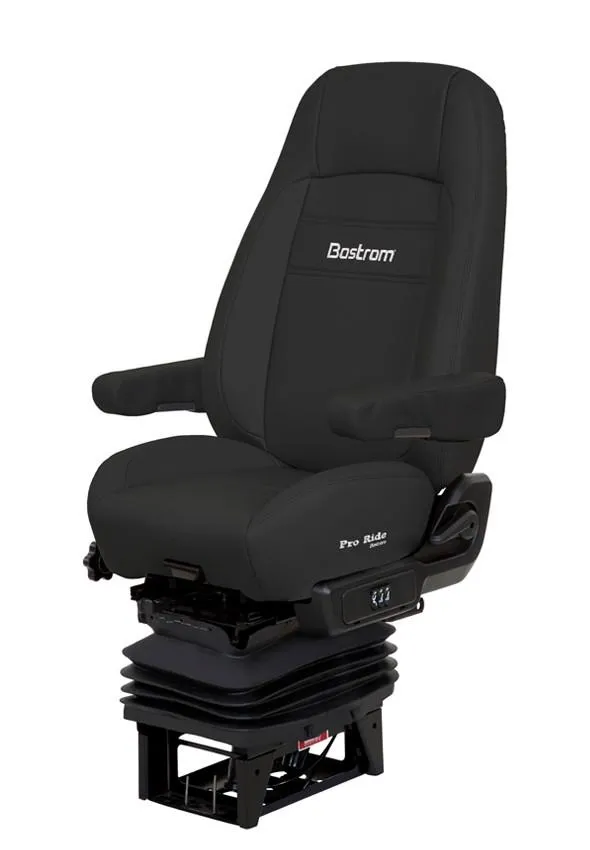 Pro Ride (HI-PRO 915 AIR SUSPENSION, BELLOWS, HI-BACK, AIR LUMBAR, DUAL ARMRESTS, BLACK ULTRA-LEATHER)