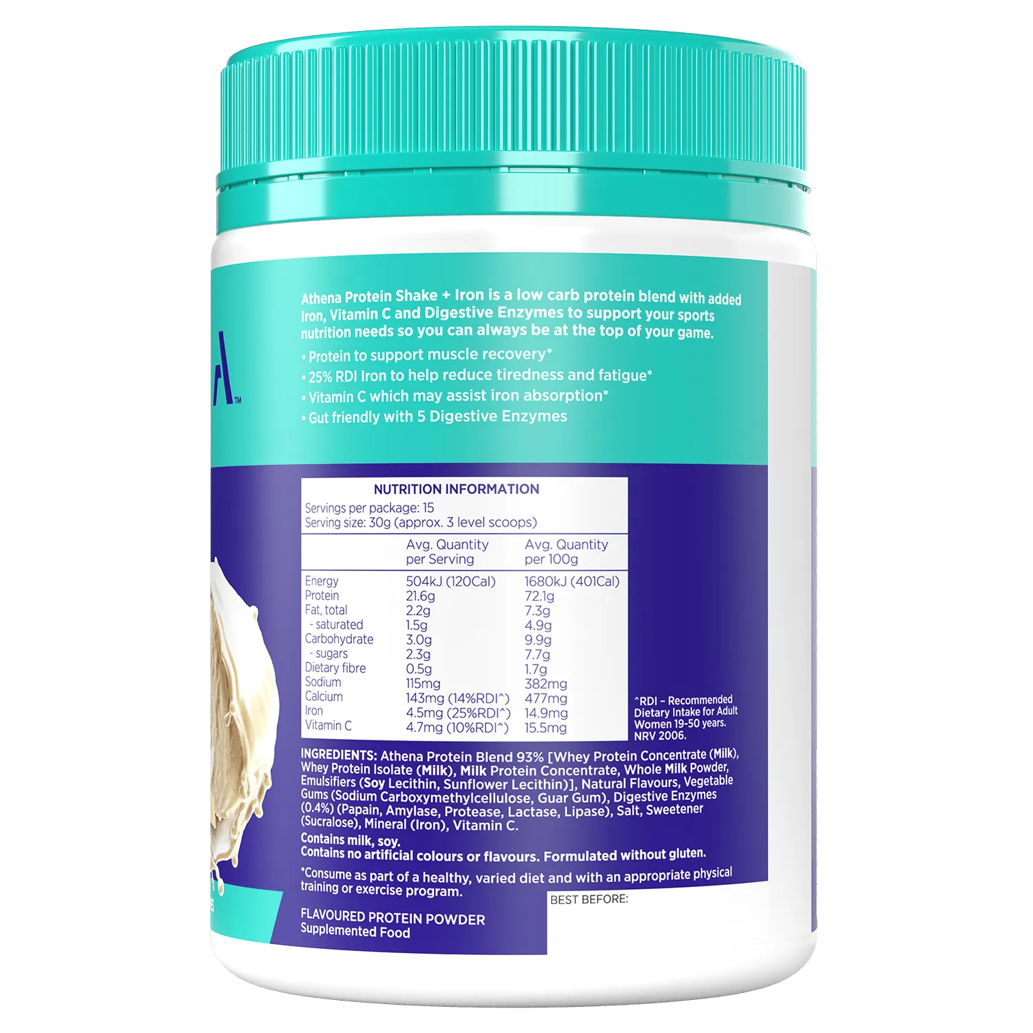 Protein Shake   Iron