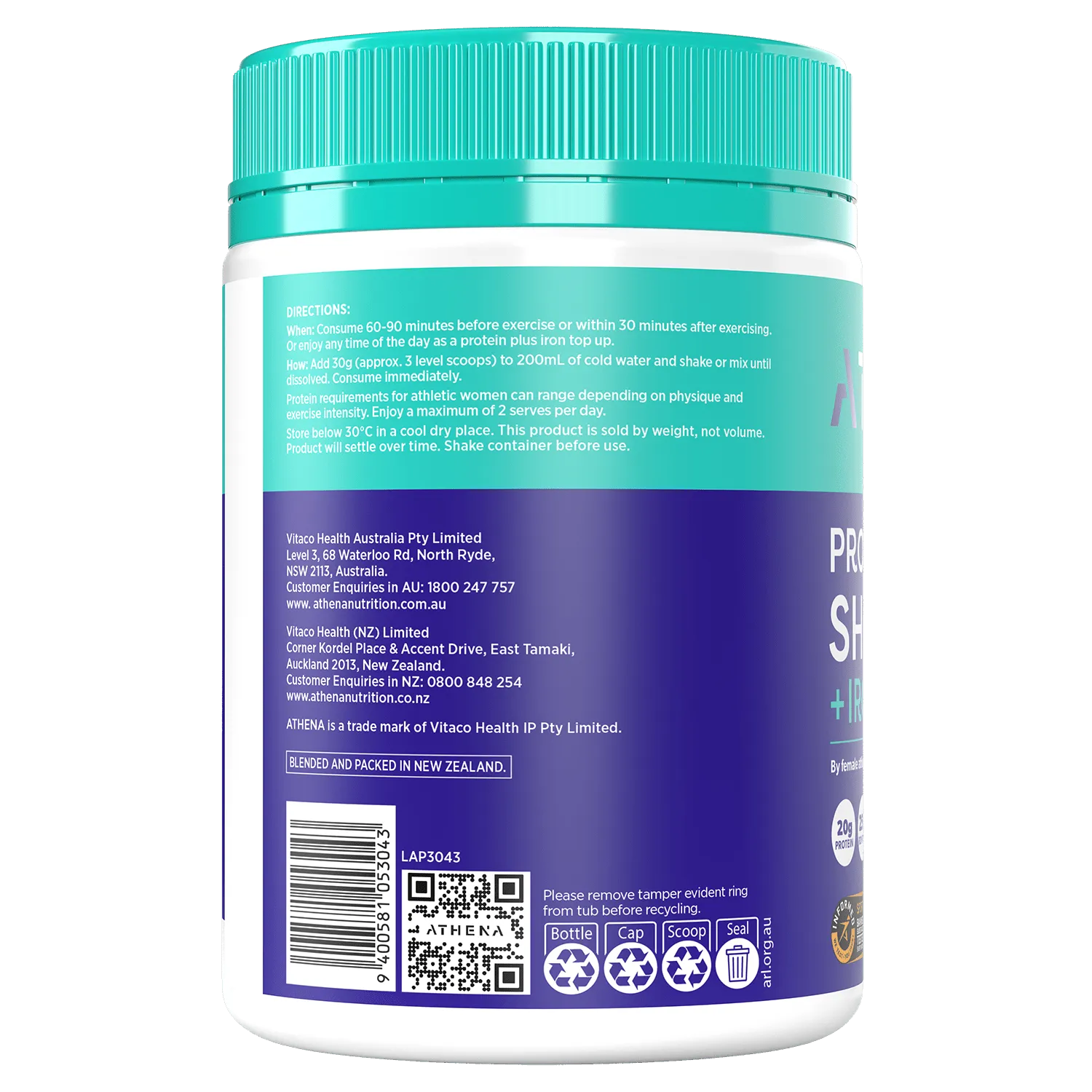 Protein Shake   Iron