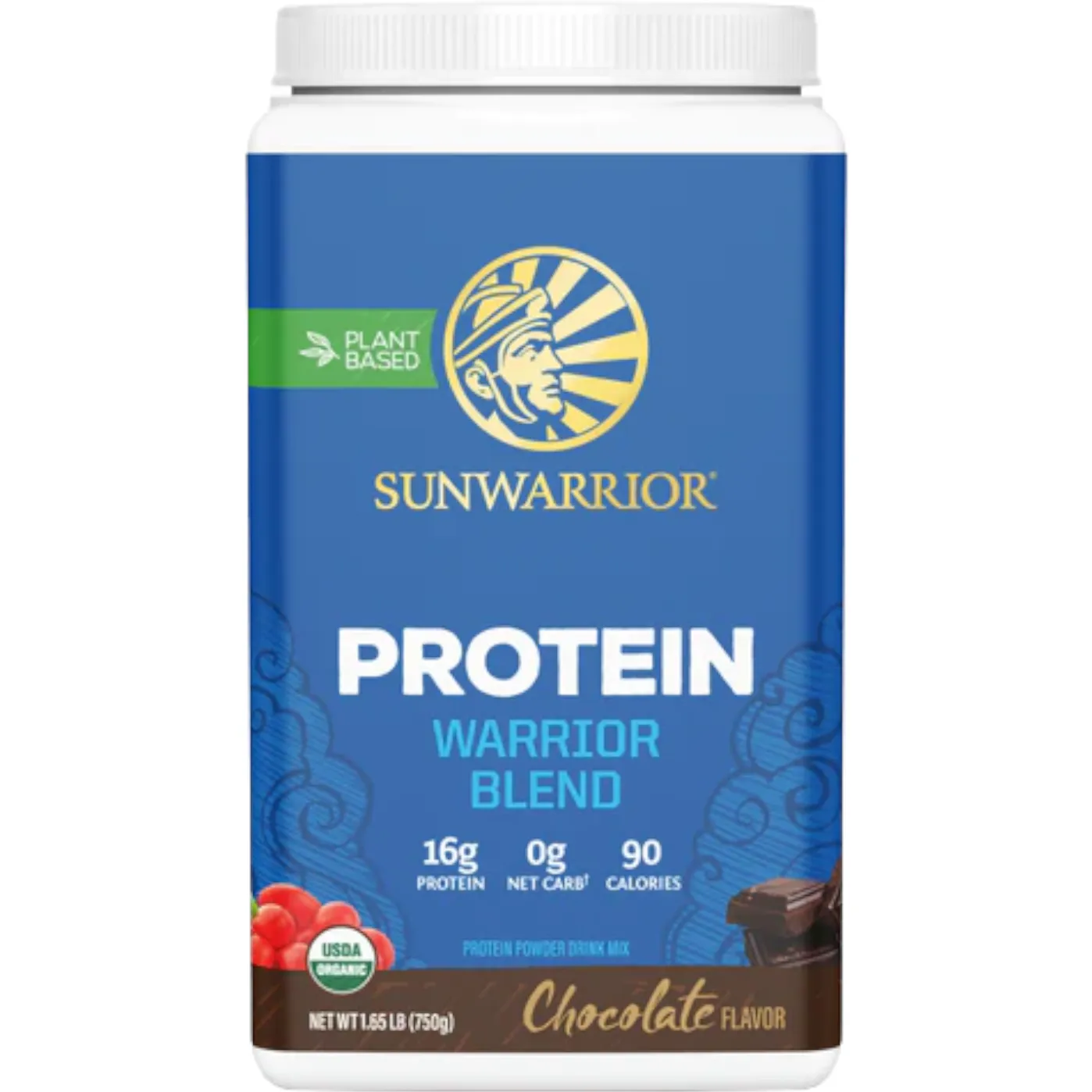 Protein Warrior Blend Chocolate by Sunwarrior