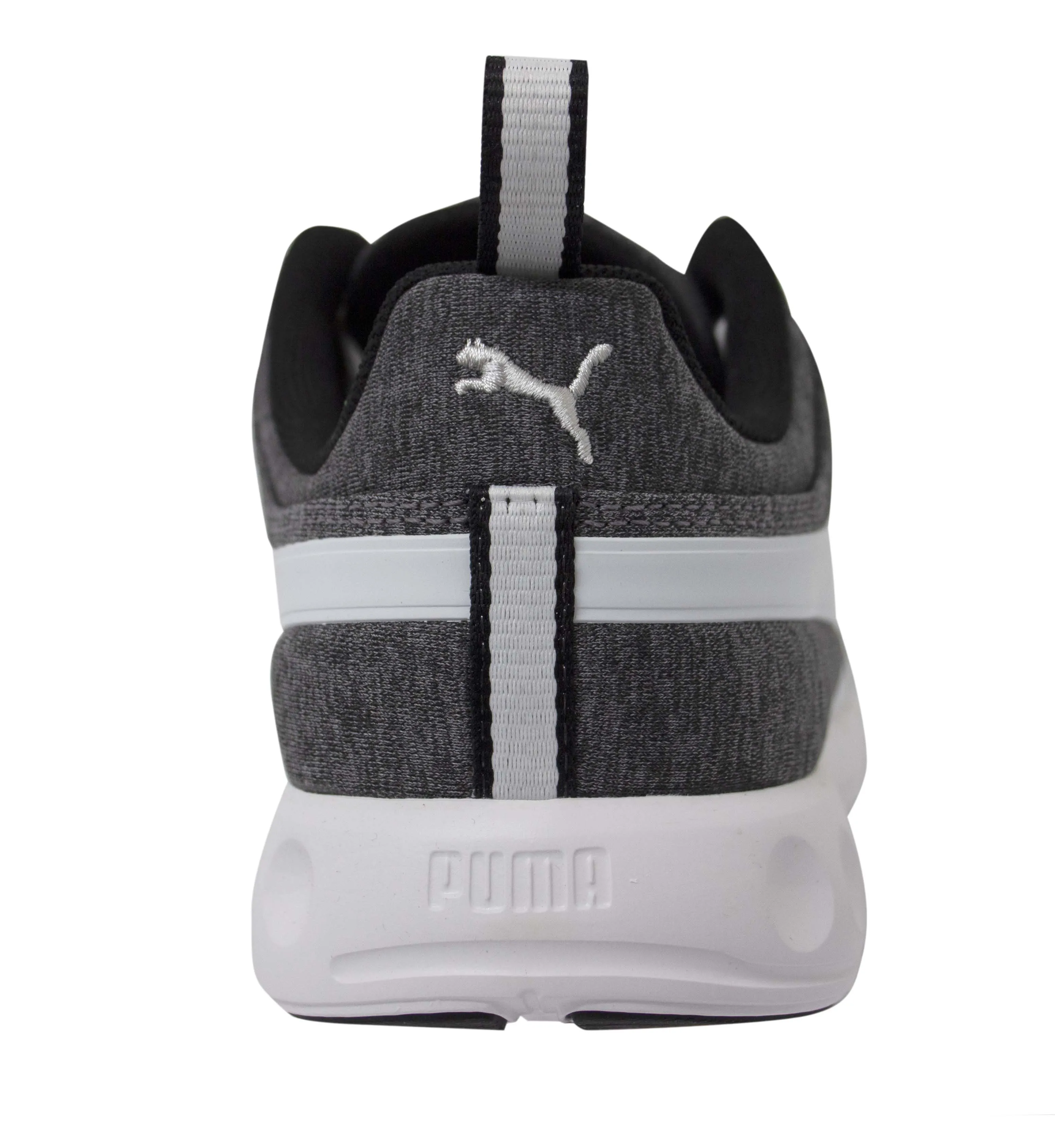 Puma Mens Carson Runner Heather Grey Lace-Up Running Trainers 188485 02