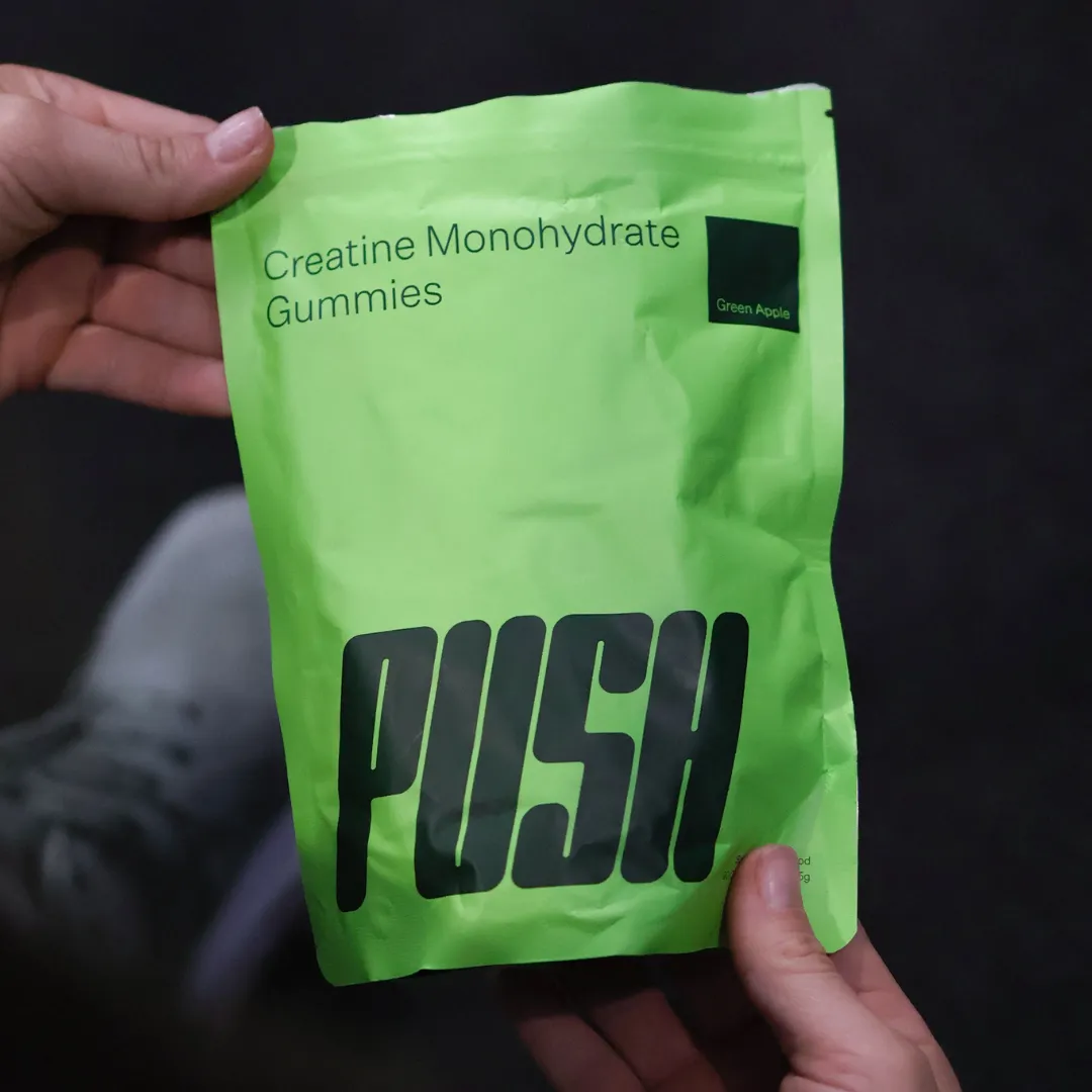PUSH - Creatine Monohydrate Gummies - Green Apple