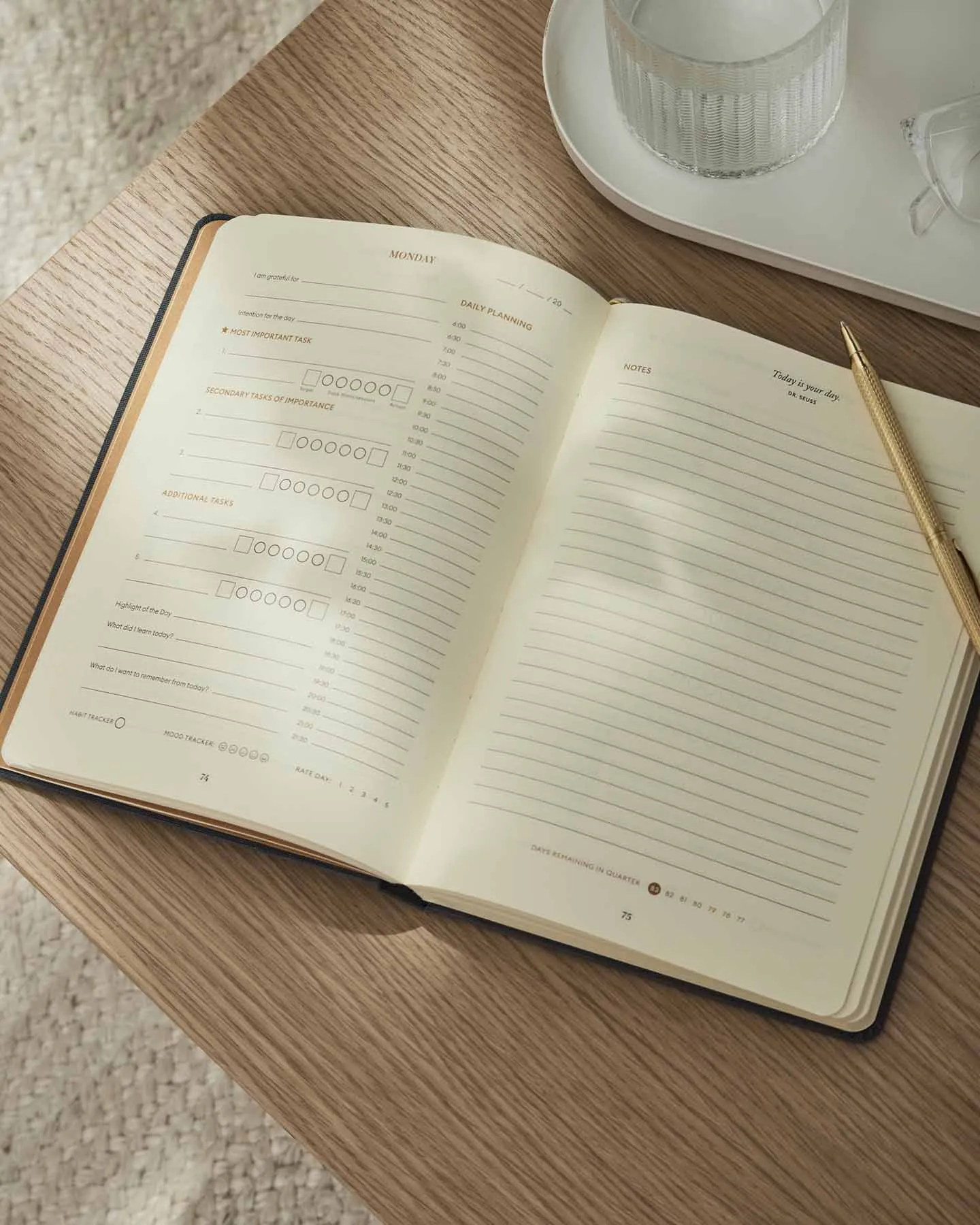 Quarterly Productivity Planner One Year Bundle