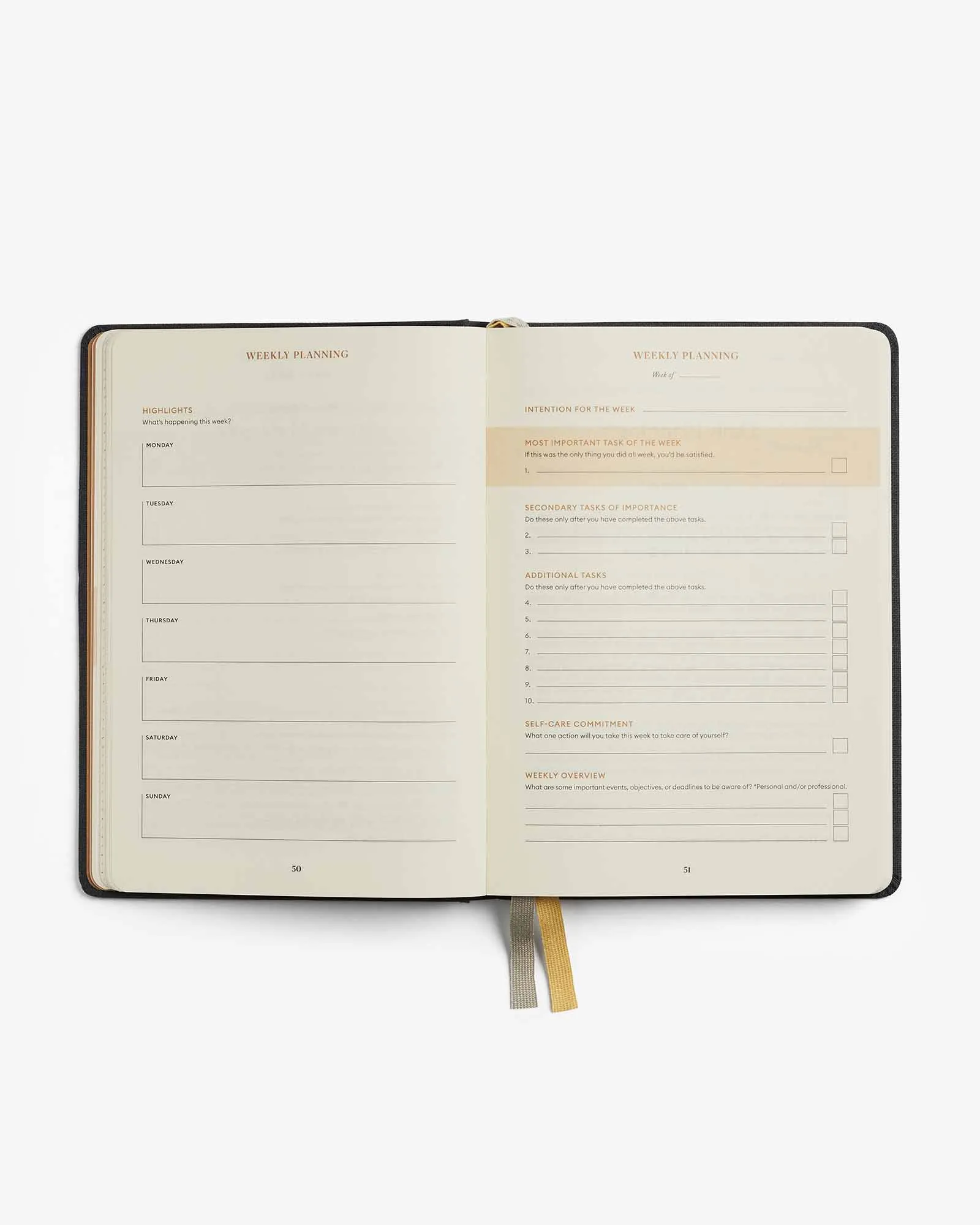 Quarterly Productivity Planner One Year Bundle