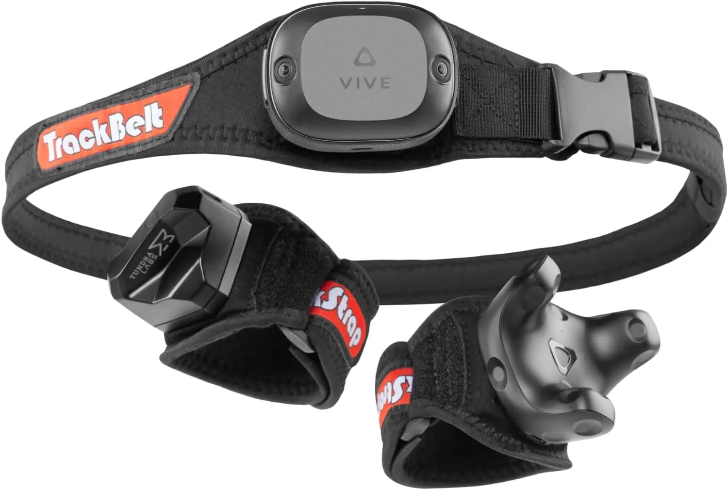 Rebuff Reality Trackbelt   2 Track Straps for Vive Tracker 3.0 - Viveready Adjustable Track Strap and Belt for VR Full Body Tracking and Motion Capture - Incredible Comfort and Tracker Stability