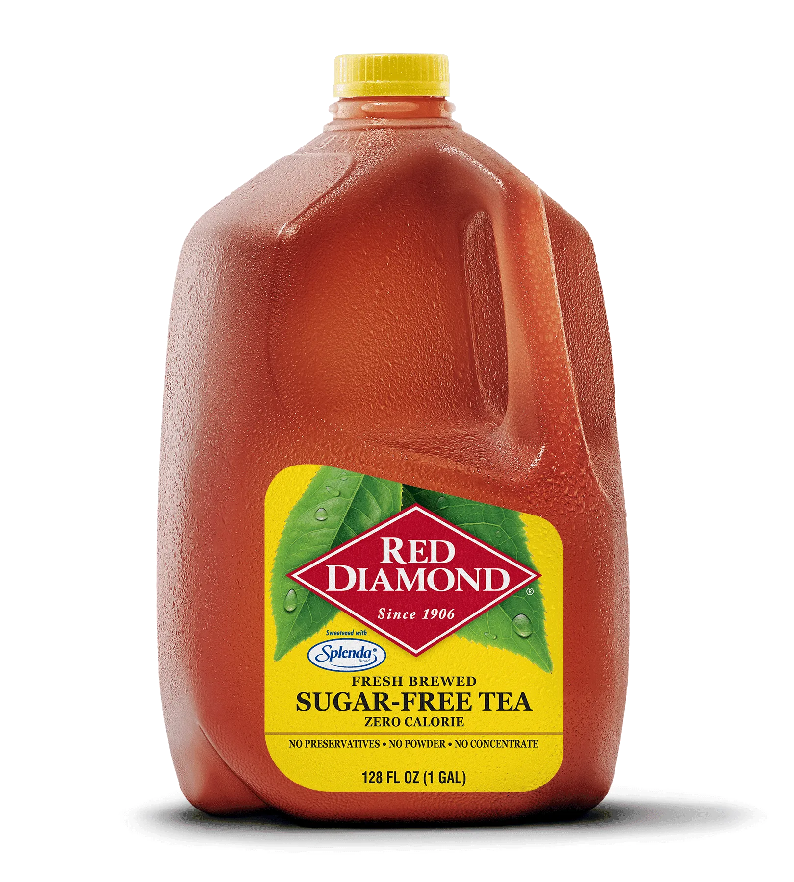 Red Diamond Fresh Brewed Sugar Free Iced Tea, Sweetened with Splenda, 1 Gallon