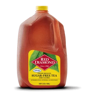 Red Diamond Fresh Brewed Sugar Free Iced Tea, Sweetened with Splenda, 1 Gallon