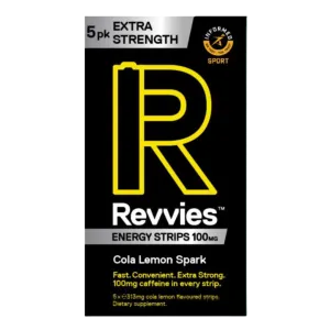 Revvies Energy Strips - 100mg Caffeine - Cola Lemon Spark