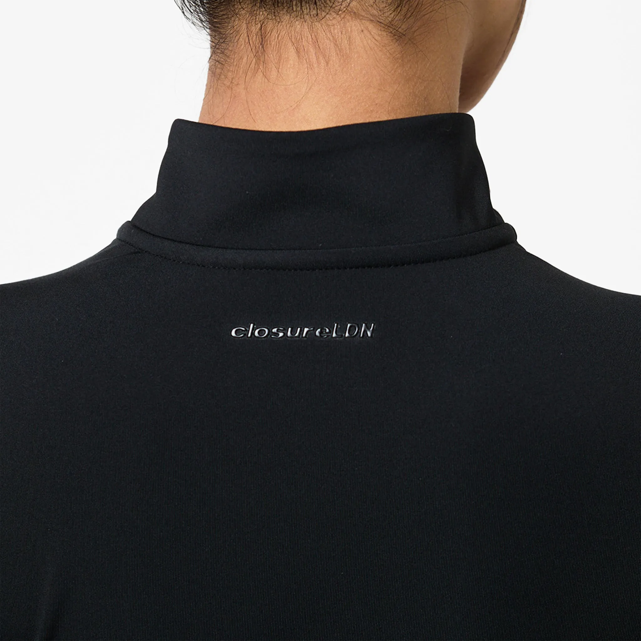 Second Skin Active Zip Through Top I Black