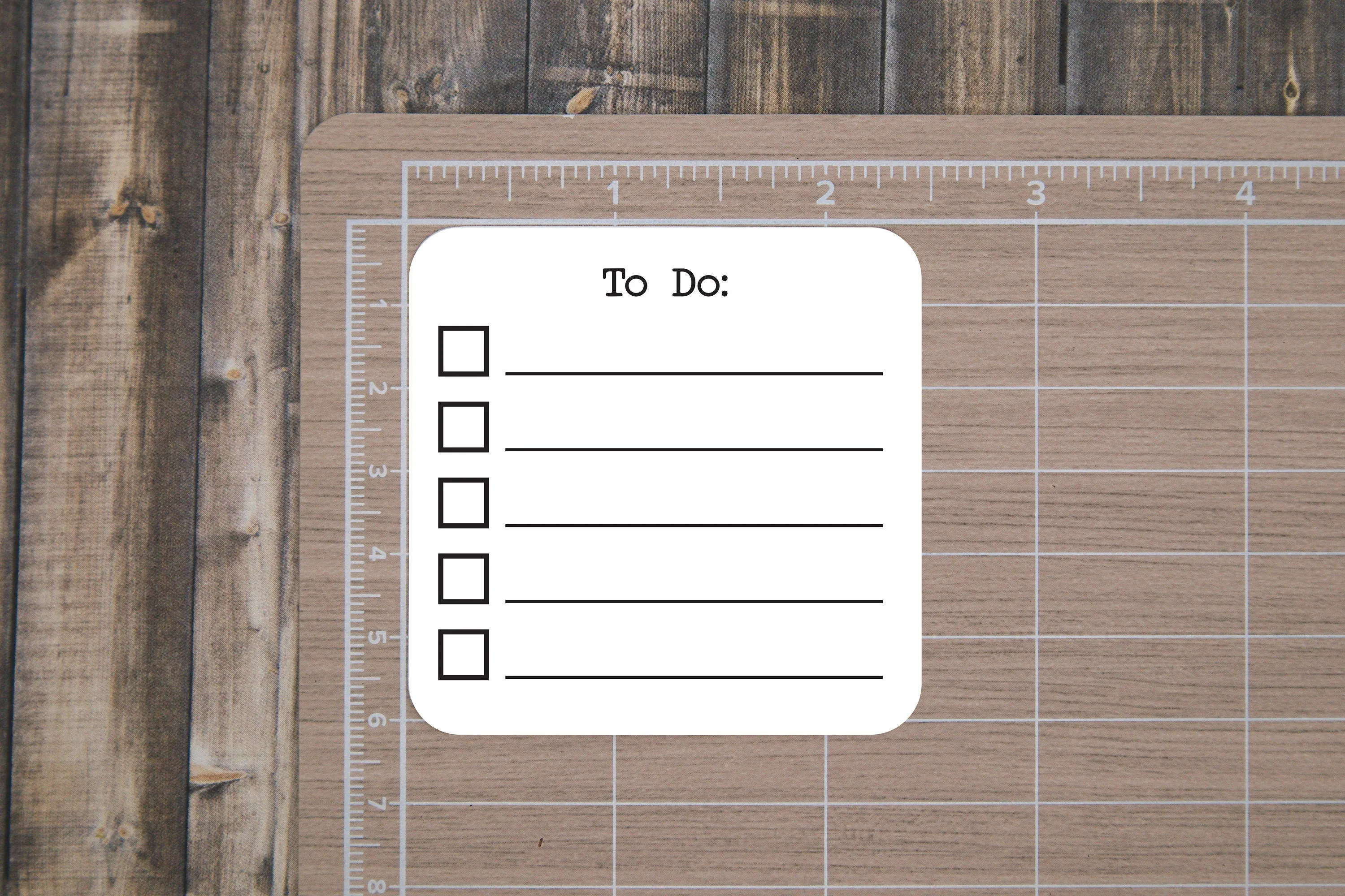 To Do List Stickers for Planners, Journals, and Notebooks | To Do Remember To  | Die Cut, Matte Finish