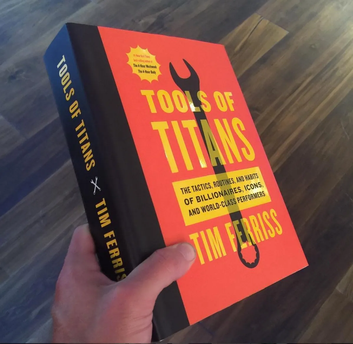 Tools of Titans - Hard Cover Book by Tim Ferriss