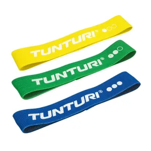 Trningselastik - Tunturi - 'Textile Resistance band set'