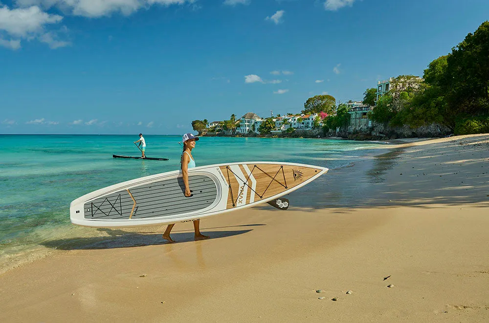 Two V-MAX LE 12'6" Touring Wood/Carbon Paddle Board Package By Cruiser SUP®